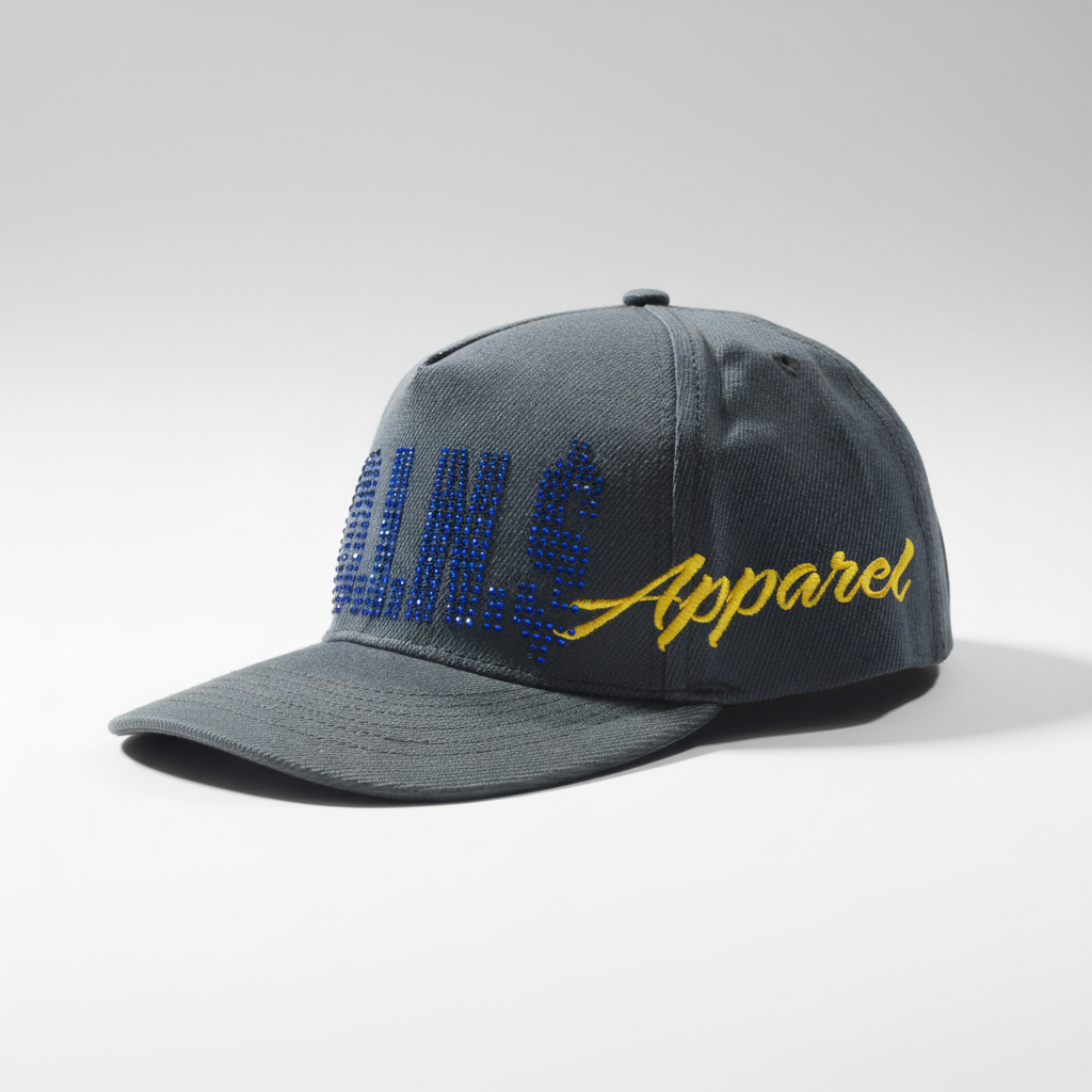 RHINESTONE STUDDED TRUCKER HAT