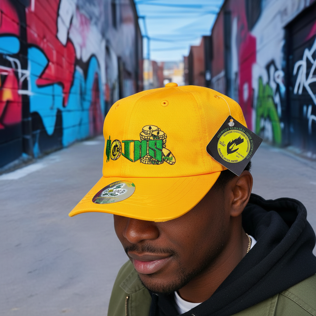Low Profile  6 Panel  Adjustable Buckle Distressed Vintage Dad Hats