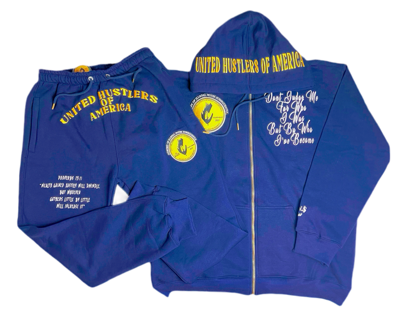 NUMMI VESTES U.H.O.A Zippered Hooded Sweatsuit