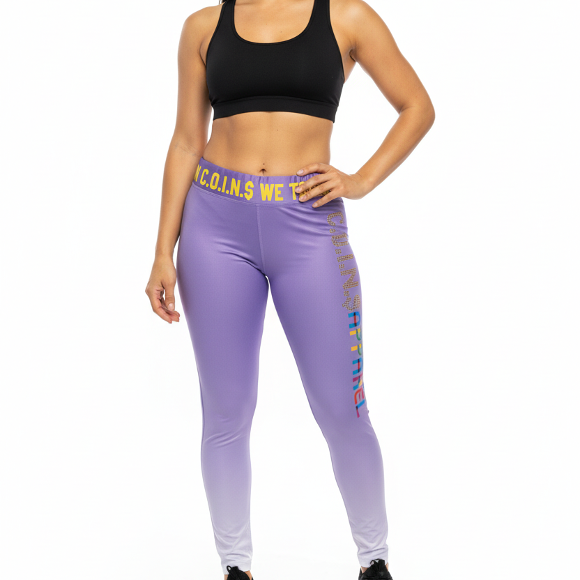 Woman's Gradient Spandex Leggings