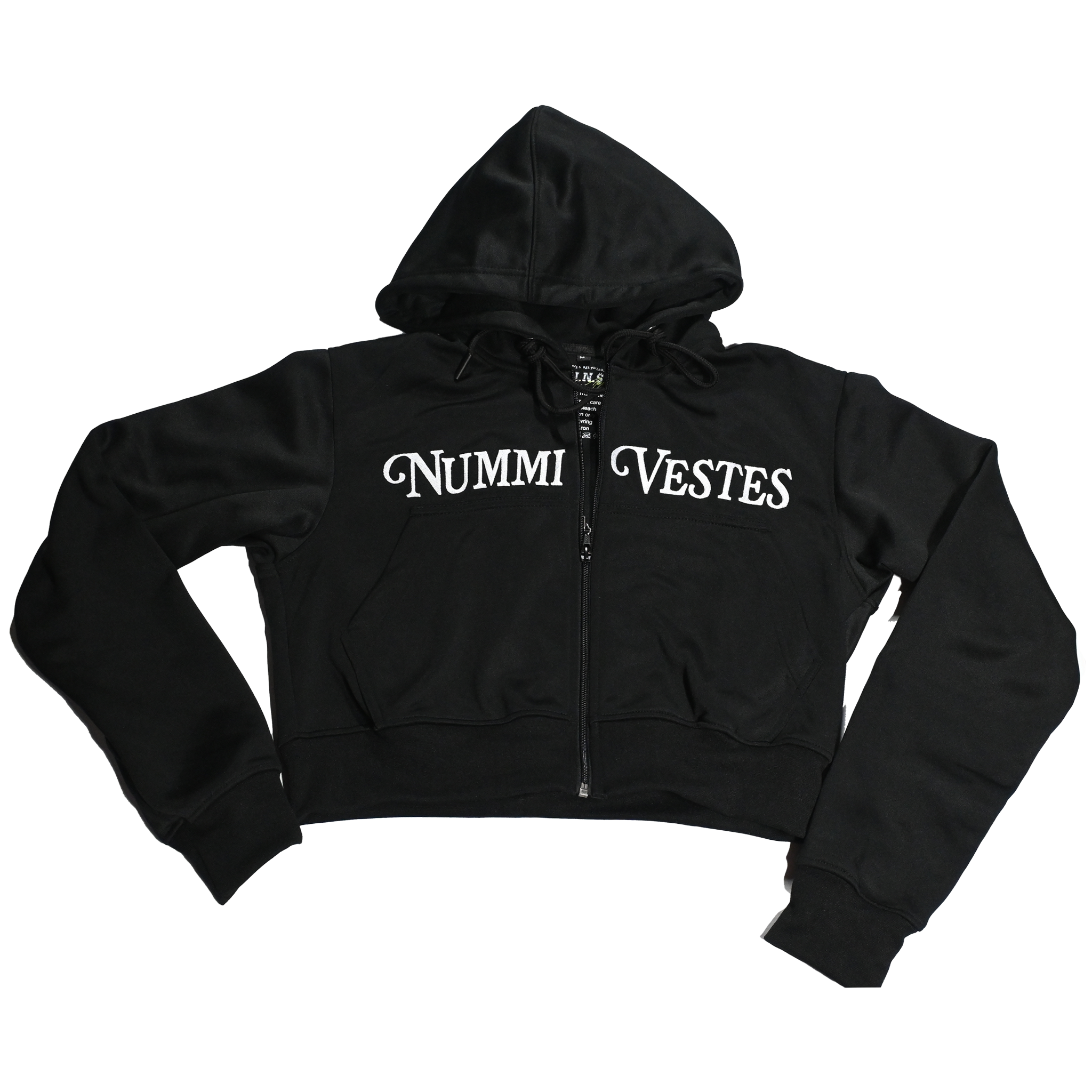 WOMANS PREMIUM COTTON ZIPPERED CROP TOP TRACKSUIT