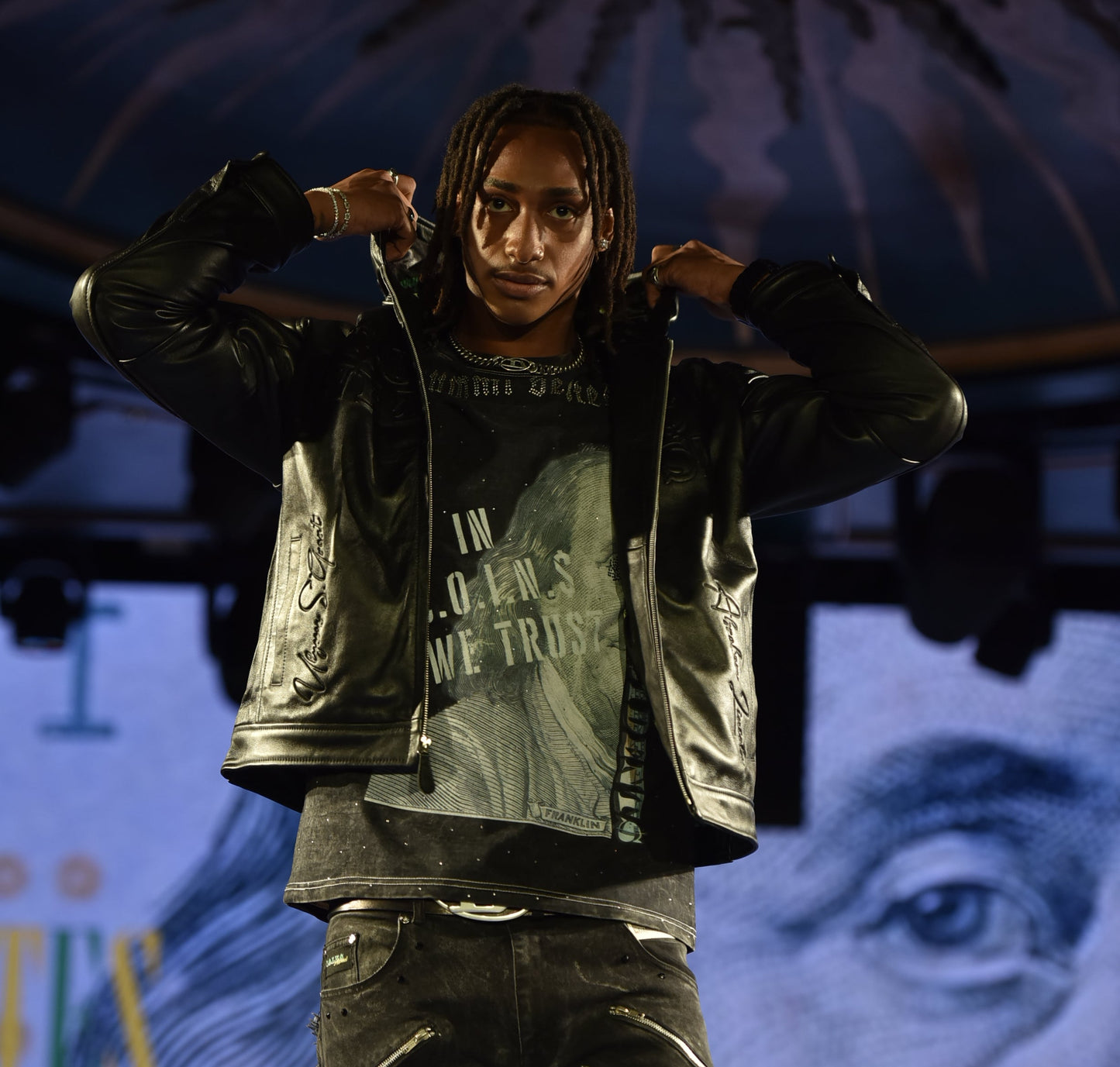 A.T.M Genuine Leather Hooded Jackets