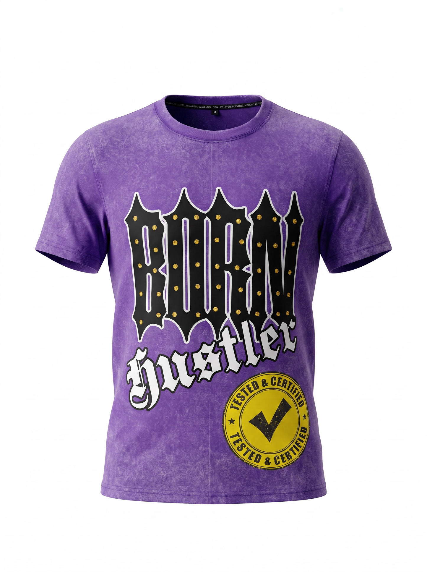Premium Cotton Crew Neck Short Sleeve Born Hustler T-shirt