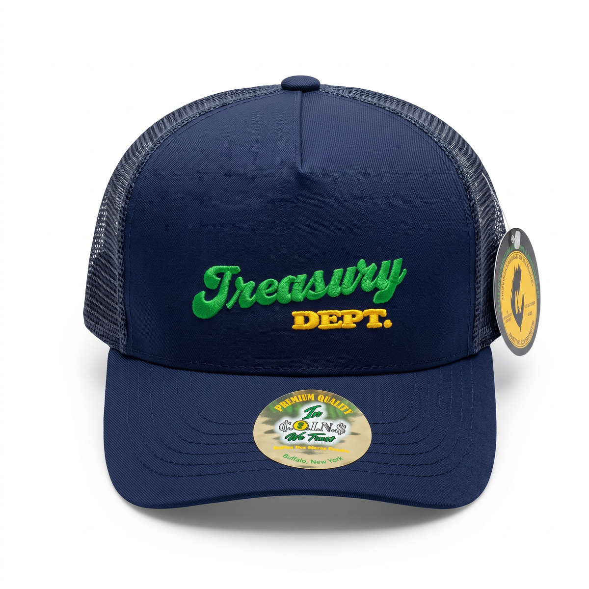 Treasury Dept Embroidered Mesh Trucker Hat