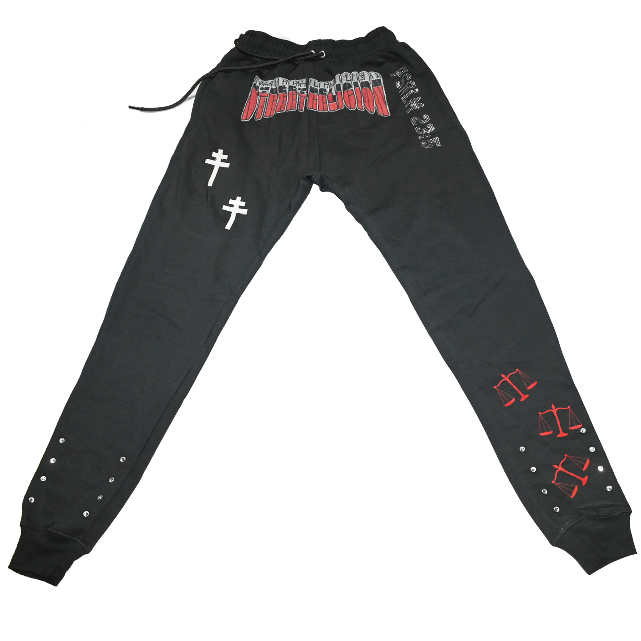 "STREET RELIGION" PREMIUM COTTON HEAVY GSM SWEATPANTS