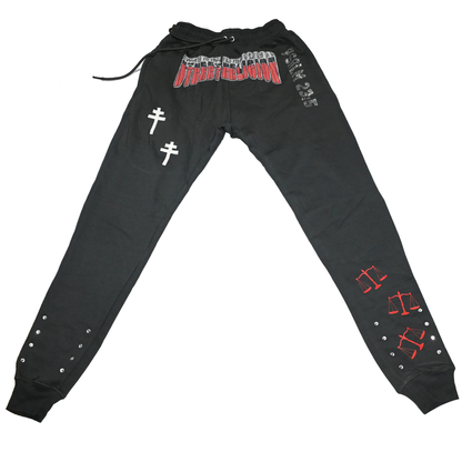 "STREET RELIGION" PREMIUM COTTON HEAVY GSM SWEATPANTS