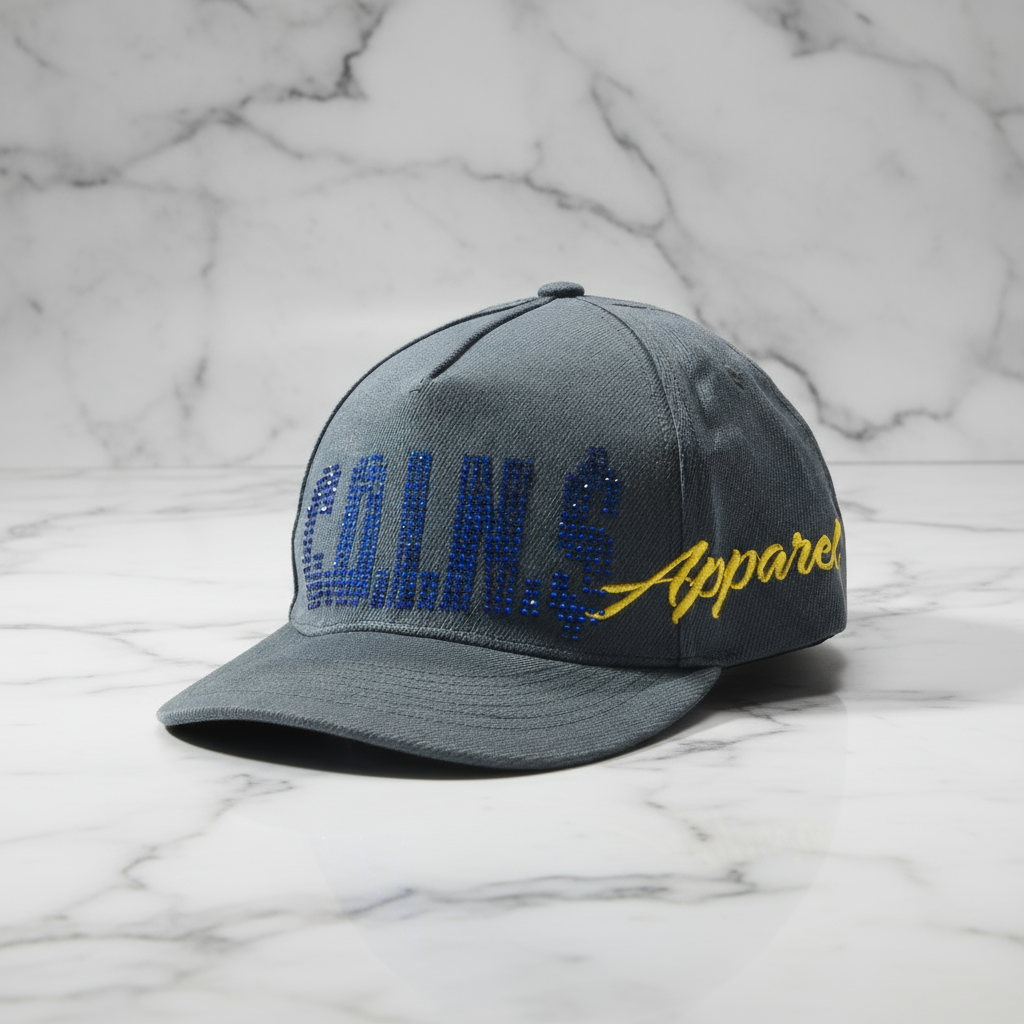 RHINESTONE STUDDED TRUCKER HAT