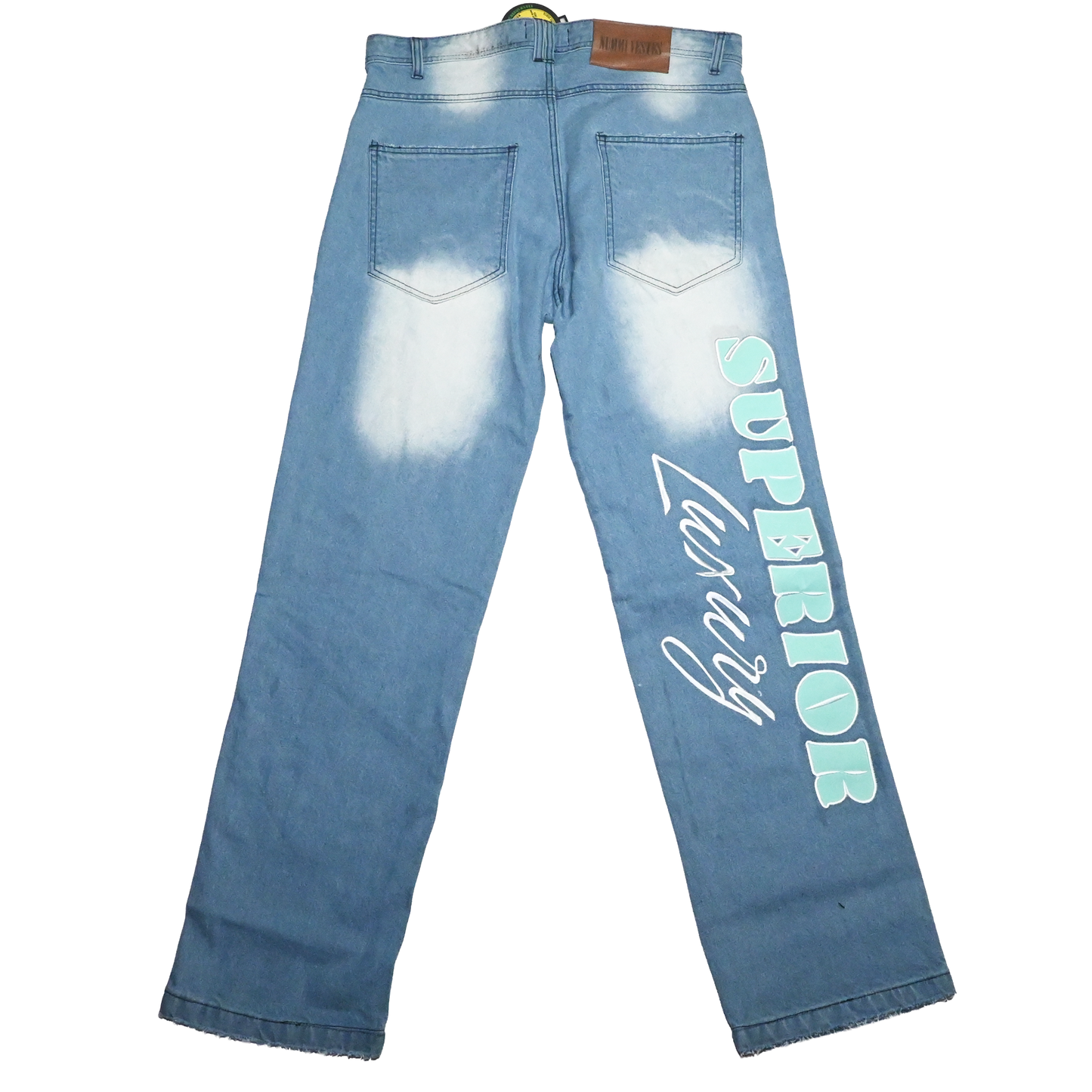 Easter Fresh Blue Denim Boyfriend Style jeans