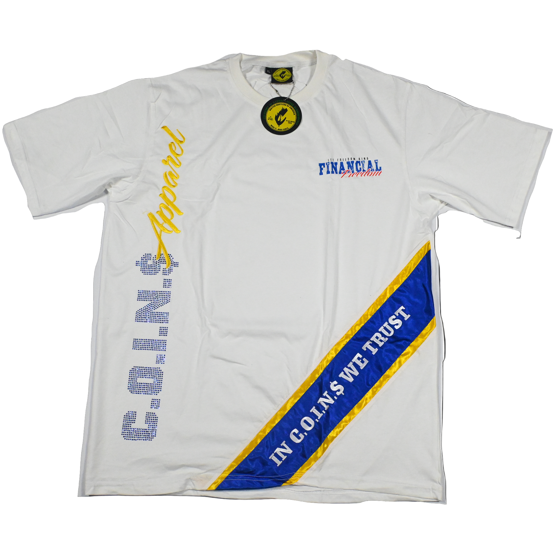 "FINANCIAL FREEDOM" ORIGINAL STYLE PIMA COTTON T-SHIRT