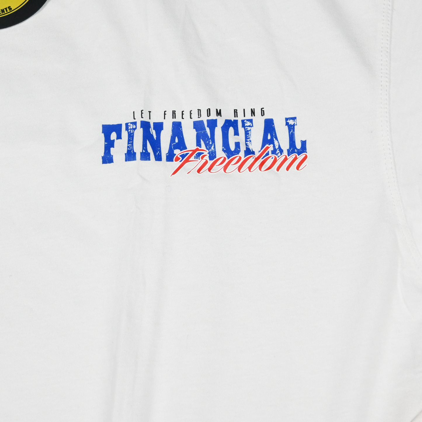 "FINANCIAL FREEDOM" ORIGINAL STYLE PIMA COTTON T-SHIRT