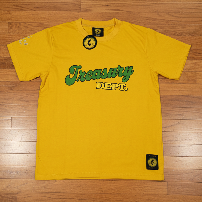 Treasury dept. Crew Neck Short sleeve Cotton Regular Fit T-Shirts