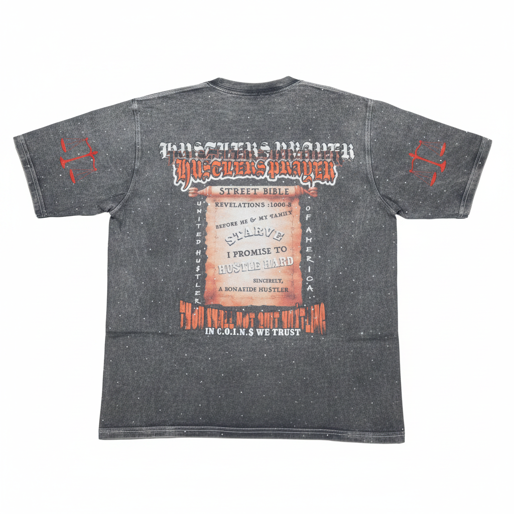 Street Religion Grey Acid Washed Shirt