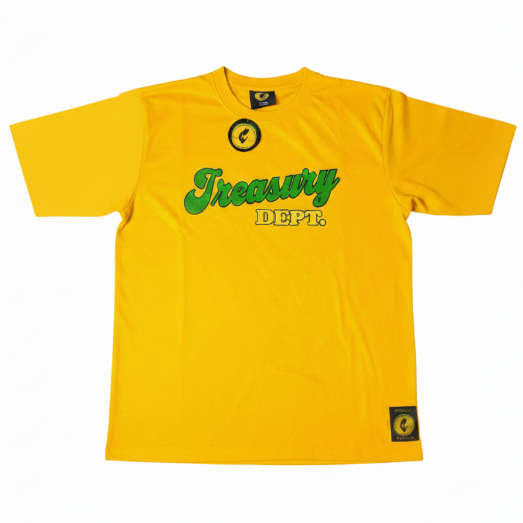 Treasury Dept. Cotton Poly Crew Neck Short Sleeve T-Shirts