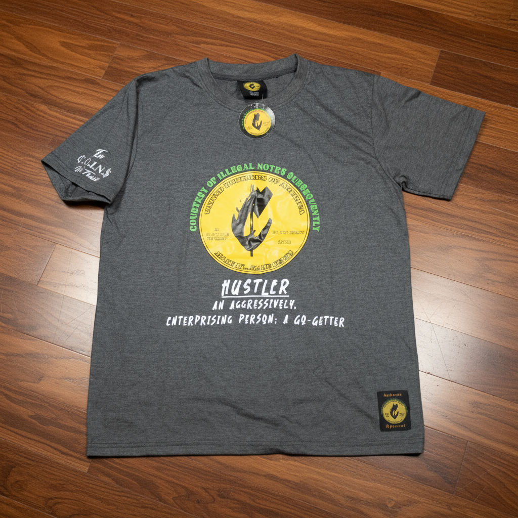 Crew Neck Short  Sleeve Regular fit Cotton Hustler Vol.1 T-Shirts