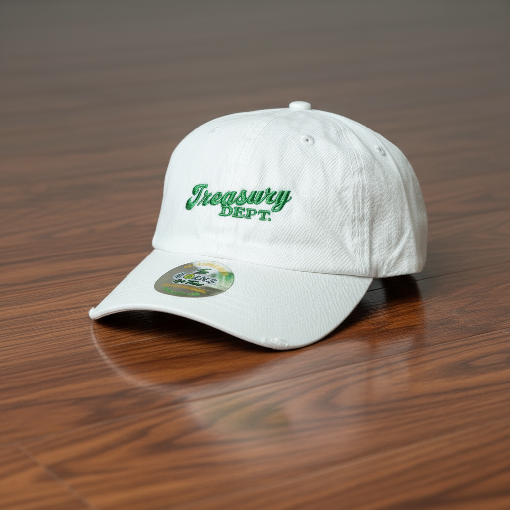 Treasury Dept. Low Profile 6 Panel Vintage Distressed Dad Hats