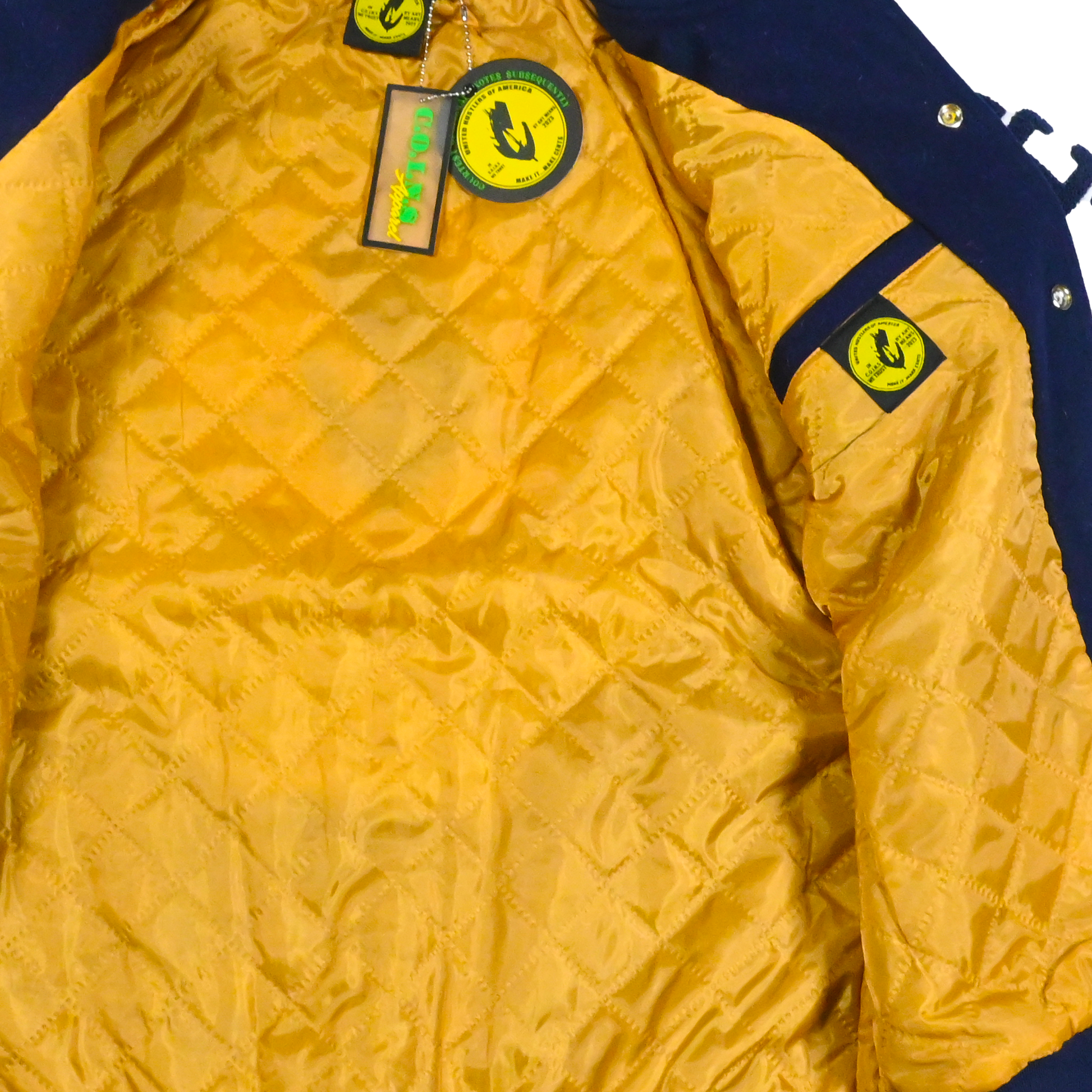 Treasury Dept Wool Body Genuine Leather Sleeves Varsity Jackets