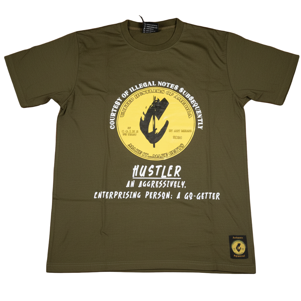 Crew Neck Short  Sleeve Regular fit Cotton Hustler Vol.1 T-Shirts