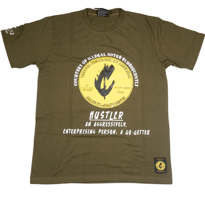 Crew Neck Short  Sleeve Regular fit Cotton Hustler Vol.1 T-Shirts