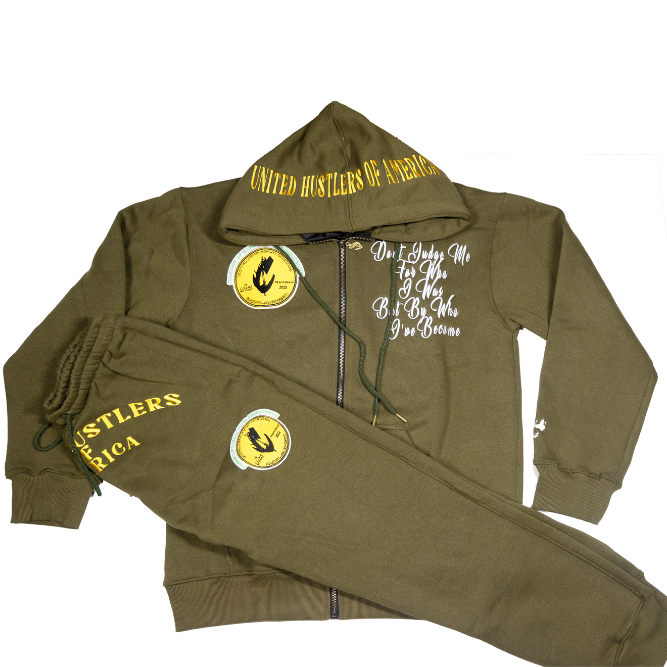 NUMMI VESTES U.H.O.A Zippered Hooded Sweatsuit
