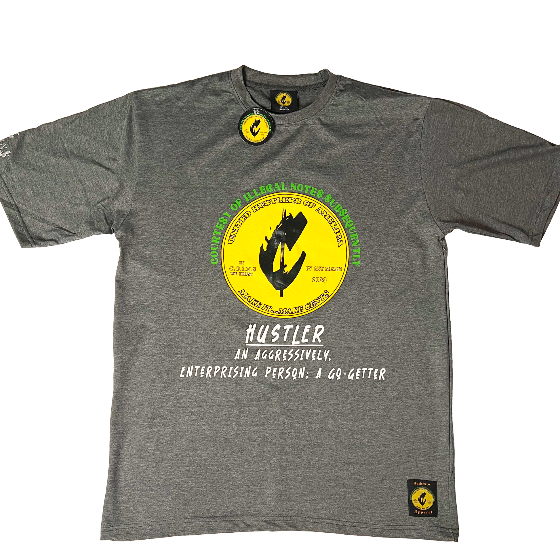 Crew Neck Short  Sleeve Regular fit Cotton Hustler Vol.1 T-Shirts