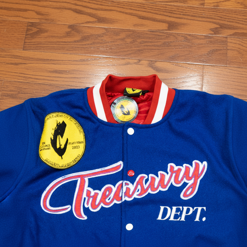 TREASURY DEPT NEW YORK STATE OF MIND VARSITY JACKET