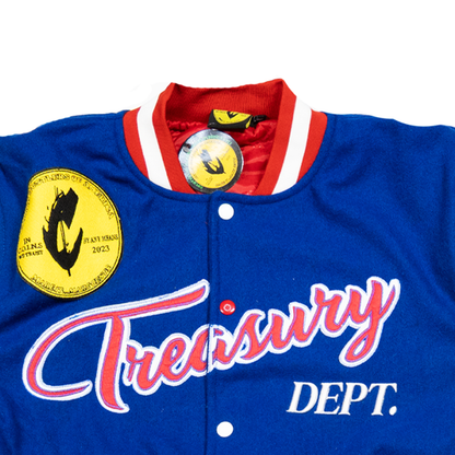 TREASURY DEPT NEW YORK STATE OF MIND VARSITY JACKET