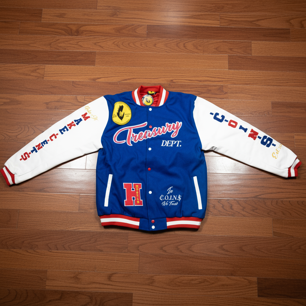 TREASURY DEPT NEW YORK STATE OF MIND VARSITY JACKET