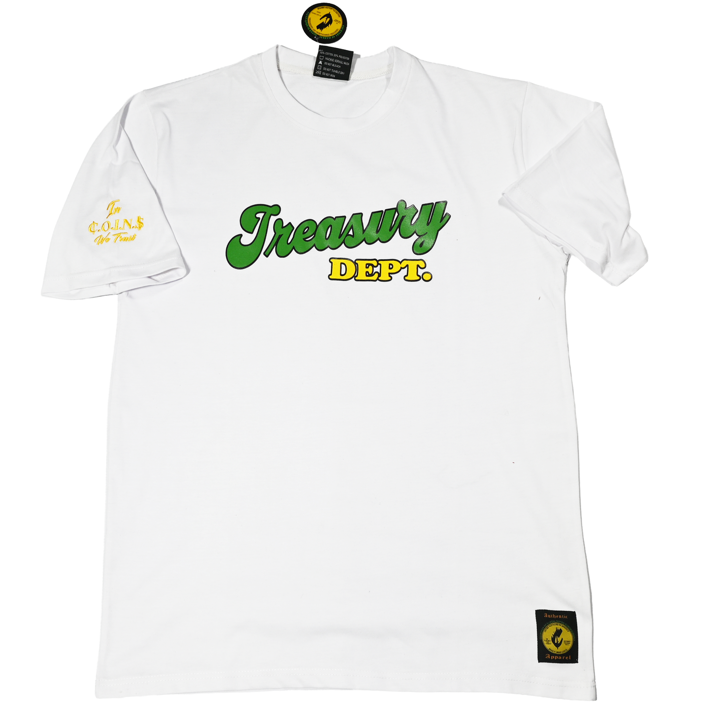 Treasury dept. Crew Neck Short sleeve Cotton Regular Fit T-Shirts