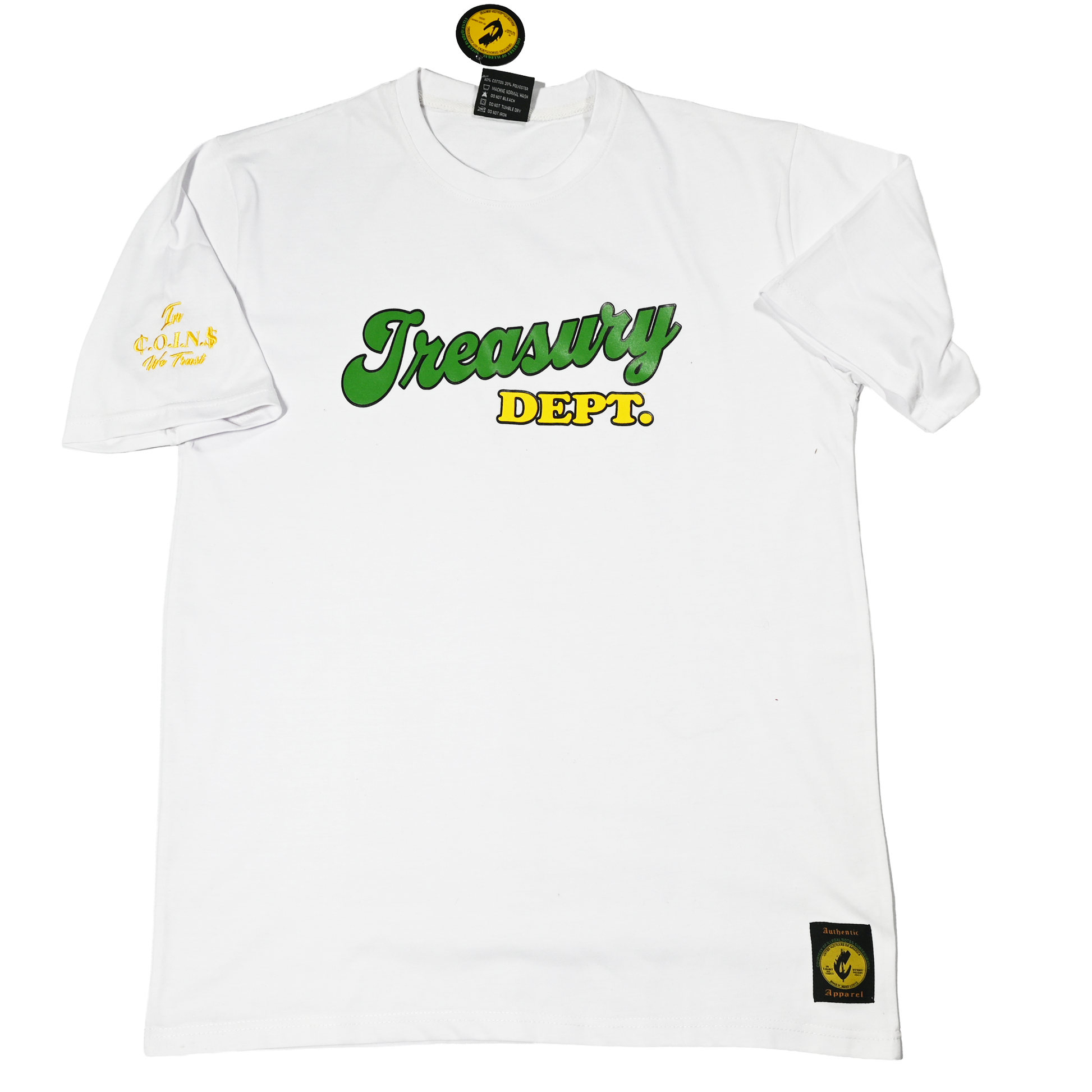 Treasury dept. Crew Neck Short sleeve Cotton Regular Fit T-Shirts