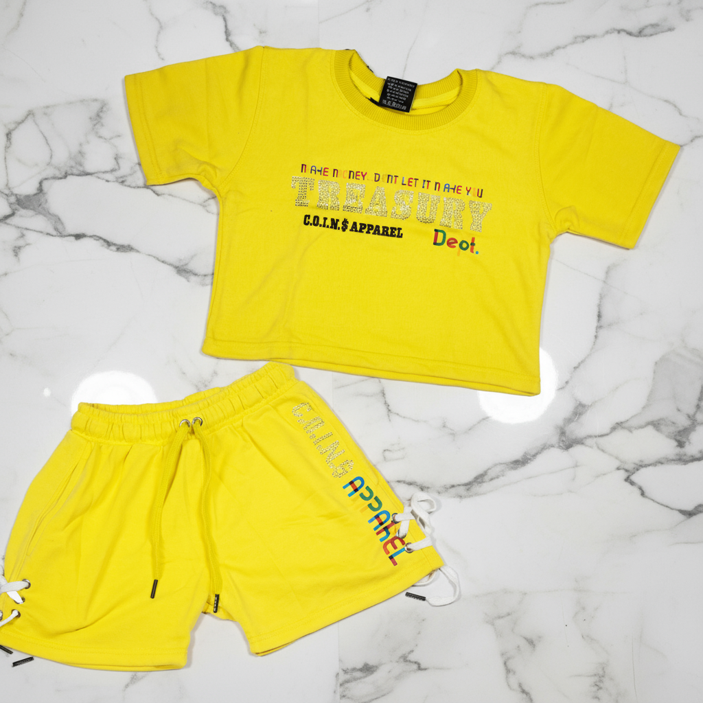 "TREASURY DEPT. "  WOMANS TERRY COTTON SHORT SETS